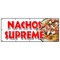 Signmission NACHOS SUPREME BANNER SIGN snack melted mexican chili tacos tex mex B-120 Nachos Supreme - alternate 1